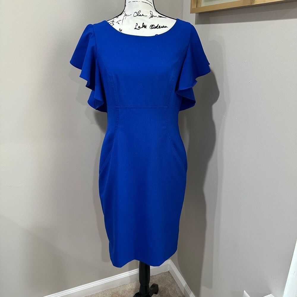 Calvin Klein Blue Midi Dress